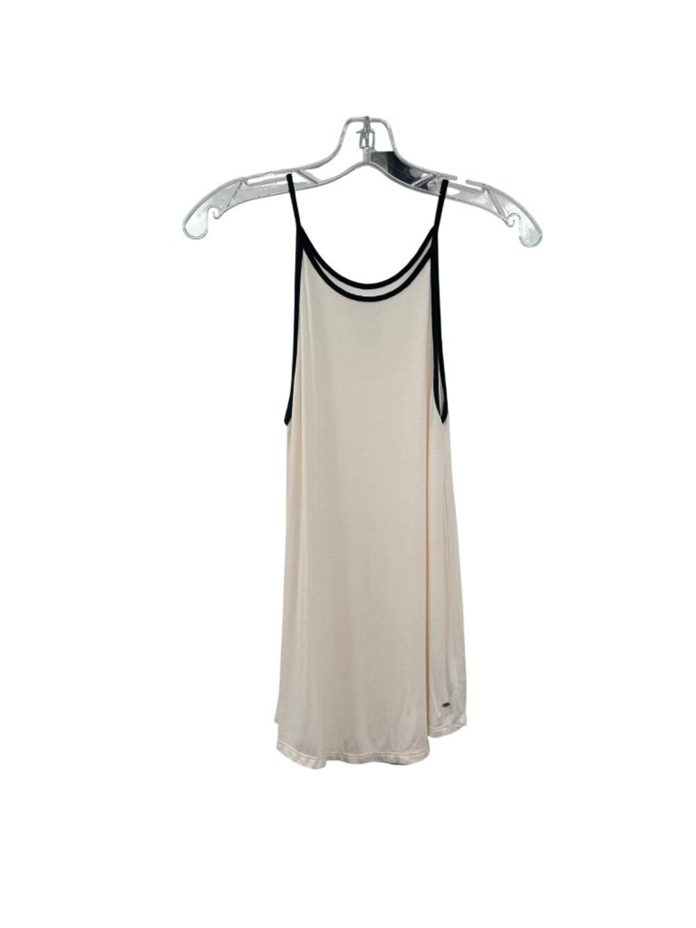 American Eagle Womens Soft & Sexy Tank Top Cream/Black Size XS